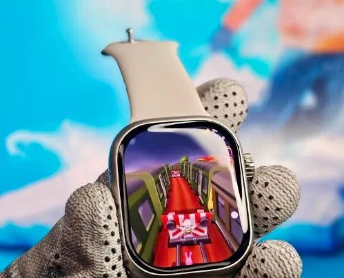 S16 Android 4G Smartwatch Super Curved AMOLED Display With 90Hz Refresh Rate, 180 Degree Telescopic Rotating 12 Mp Camera In 49 MM Ultra Look Dial