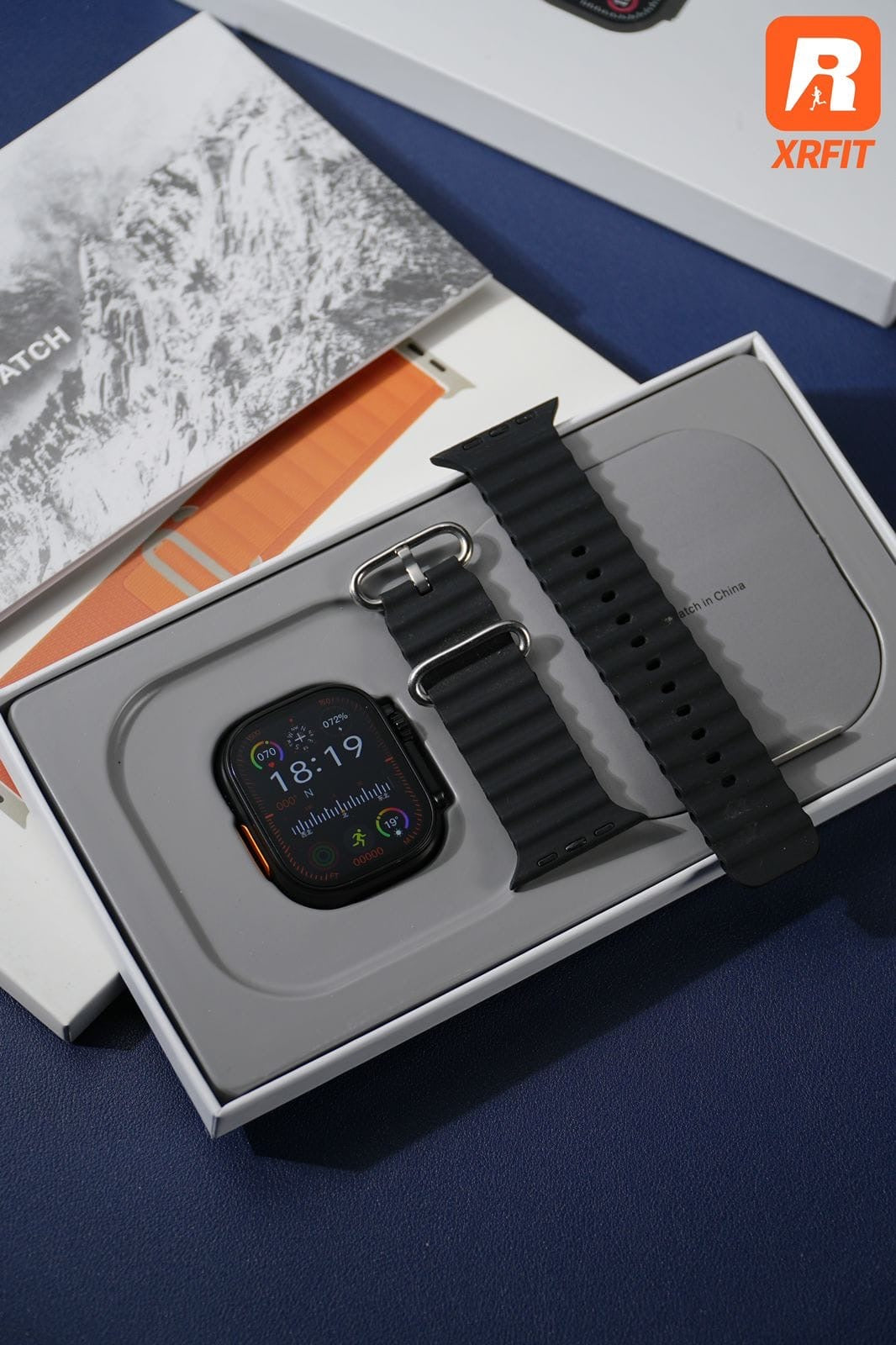 2025 Edition Smartwatch Ultra 2 – RT9 Pro V.2_Black Edition With Storage Variant, ON/OFF Logo, Gallery Sync & TWS Connect