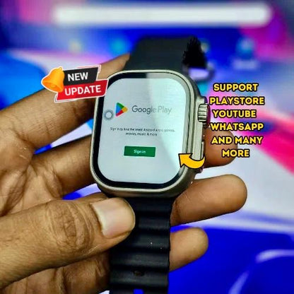 S12 Ultra High- Resolution Smartwatch With 180 Degree Rotating Camera || 4G & 5G SIM Supported || Android Operating System