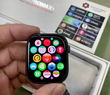 HK 9 Pro Max + Super AMOLED Display Smartwatch Inclusive Of ChatGPT⚡{2024 Model 1:1 Copy}