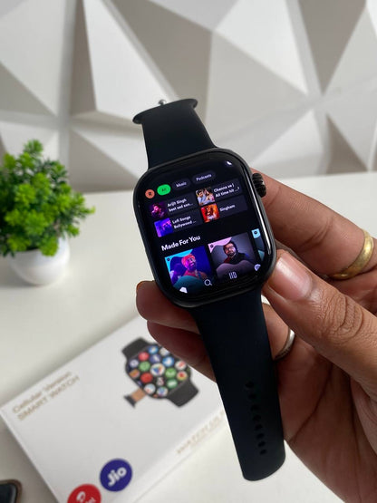 S16 Android 4G Smartwatch Super Curved AMOLED Display With 90Hz Refresh Rate, 180 Degree Telescopic Rotating 12 Mp Camera In 49 MM Ultra Look Dial