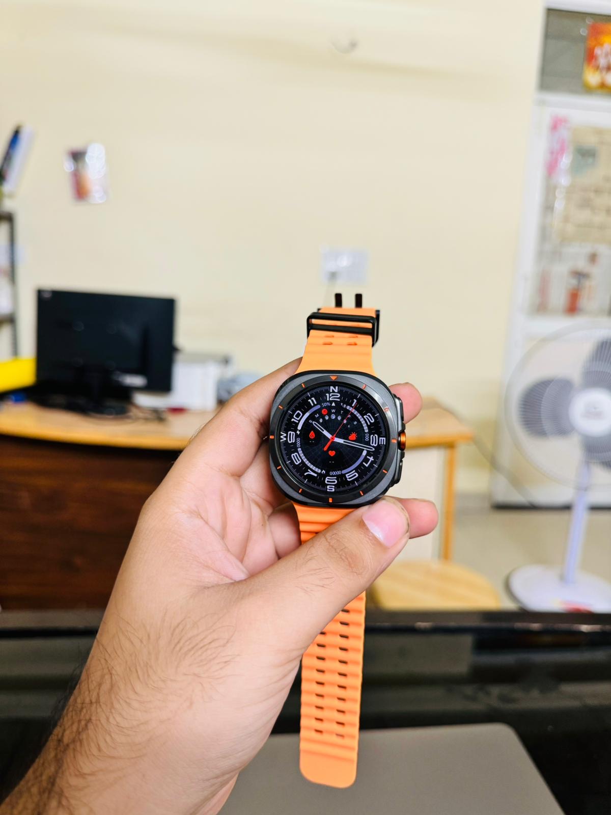 SAMSUNG Galaxy Active Ultra 7 Smartwatch (47mm Super AMOLED Display) With Samsung On / Off Logo