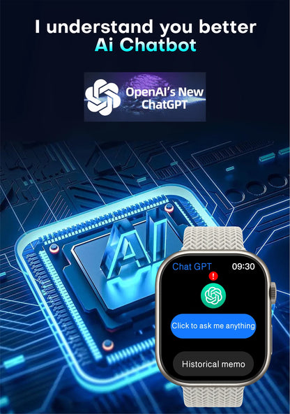 HK 9 Pro Max + Super AMOLED Display Smartwatch Inclusive Of ChatGPT⚡{2024 Model 1:1 Copy}