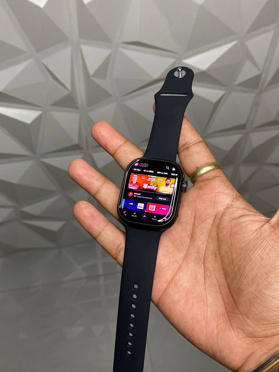 S16 Android 4G Smartwatch Super Curved AMOLED Display With 90Hz Refresh Rate, 180 Degree Telescopic Rotating 12 Mp Camera In 49 MM Ultra Look Dial