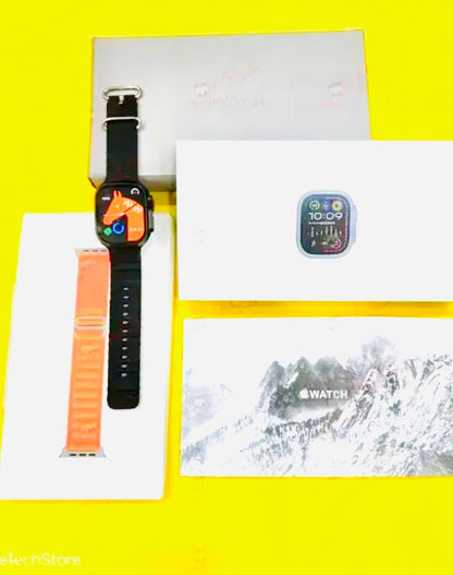 2025 Edition Smartwatch Ultra 2 – RT9 Pro V.2_Black Edition With Storage Variant, ON/OFF Logo, Gallery Sync & TWS Connect