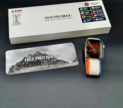 HK 9 Pro Max + Super AMOLED Display Smartwatch Inclusive Of ChatGPT⚡{2024 Model 1:1 Copy}