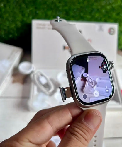 S16 Android 4G Smartwatch Super Curved AMOLED Display With 90Hz Refresh Rate, 180 Degree Telescopic Rotating 12 Mp Camera In 49 MM Ultra Look Dial