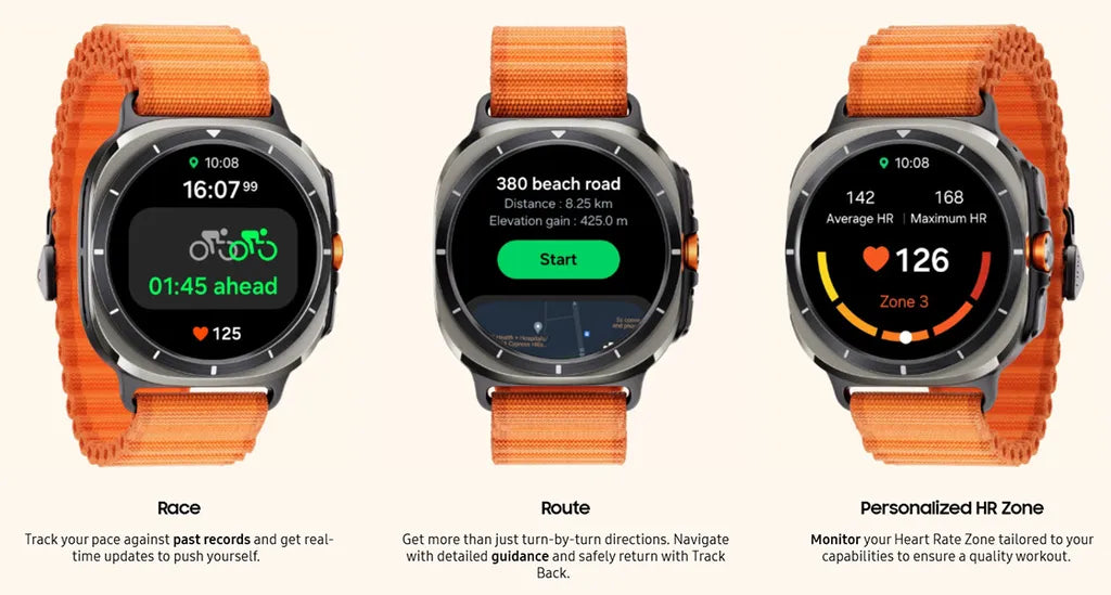 SAMSUNG Galaxy Active Ultra 7 Smartwatch (47mm Super AMOLED Display) With Samsung On / Off Logo