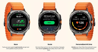 SAMSUNG Galaxy Active Ultra 7 Smartwatch (47mm Super AMOLED Display) With Samsung On / Off Logo