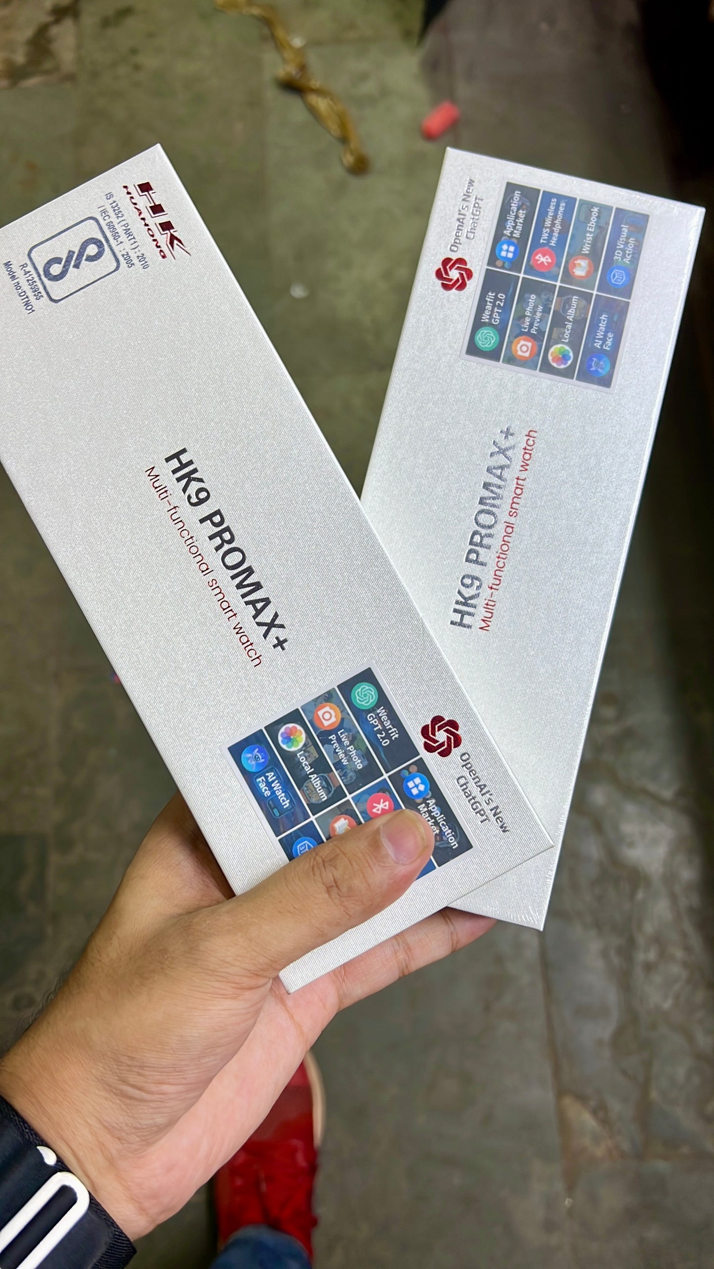HK 9 Pro Max + Super AMOLED Display Smartwatch Inclusive Of ChatGPT⚡{2024 Model 1:1 Copy}