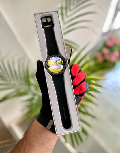 GALAXY WATCH 6 CLASSIC WITH DUAL BUTTONS & SAMSUNG PRINT* {1:1 ORIGINAL BOX PACKING}
