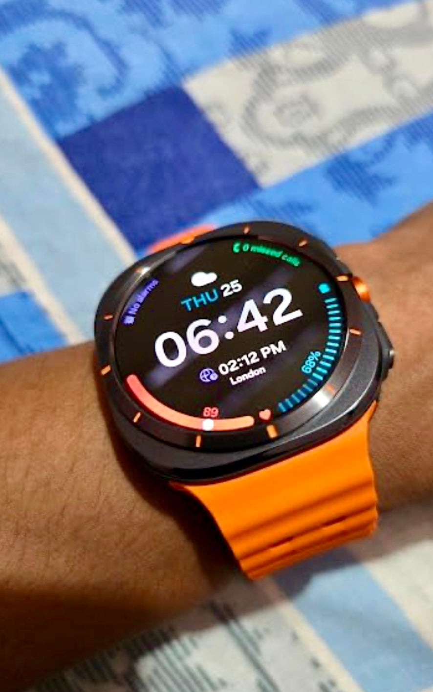 SAMSUNG Galaxy Active Ultra 7 Smartwatch (47mm Super AMOLED Display) With Samsung On / Off Logo