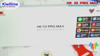 HK10 Pro Max Slim Design With Stainless Steel Finish Smart Watch {2024 Oct Edition} - Upgraded Version Of Series 10