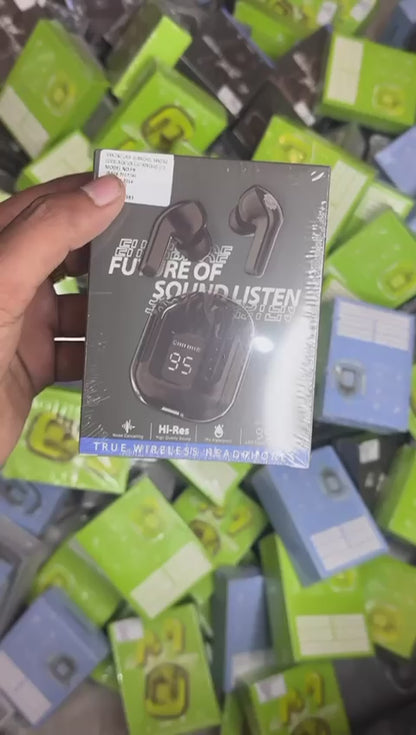 UltraPods Wireless Mini Crystal Display Earbuds
